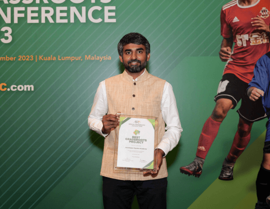 RDT Sports for Development Programme won the AFC Special Grassroots Award (Asia) (2023)